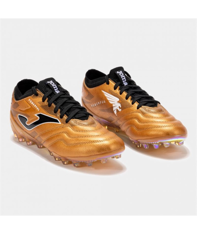 Futebol Joma Powerful Cup 2418 Black Gold Relva...