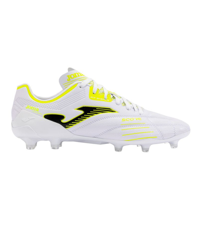 Football Joma Score 2402 White Firm Ground Boots