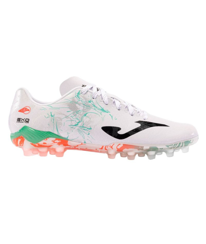 Football Joma Bottes pour gazon artificiel Supercopa 2402 White Turquoise