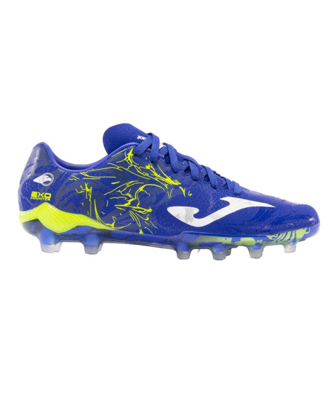 Botas de Fútbol Joma Supercopa 2404 Royal Amarillo Flúor Firm Ground