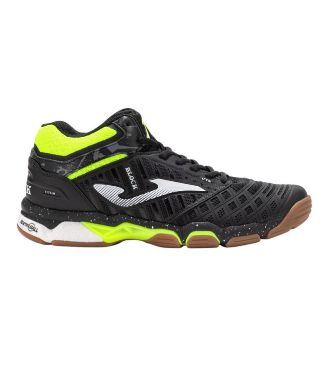 Zapatillas Joma V.Blok 2401 Negro Amarillo Flúor Hombre
