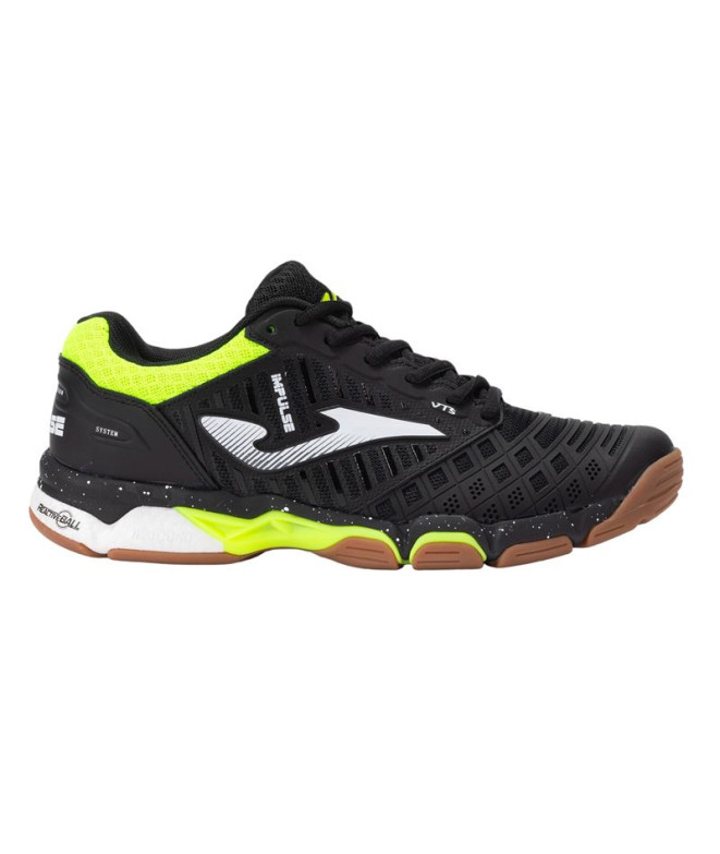 Chaussures Joma V.Impulse 2401 Noir Jaune Fluorescent Homme