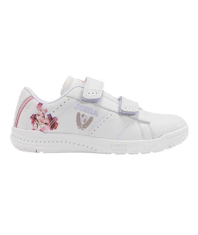 Chaussures Joma W.Play 2413 Blanc Rose Enfant