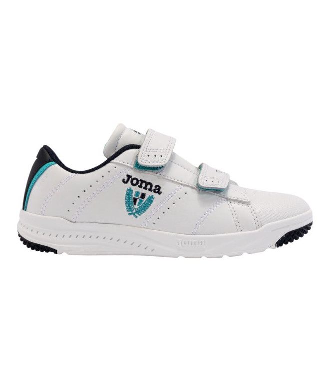 Chaussures Joma W.Play 2427 Blanc turquoise Enfant