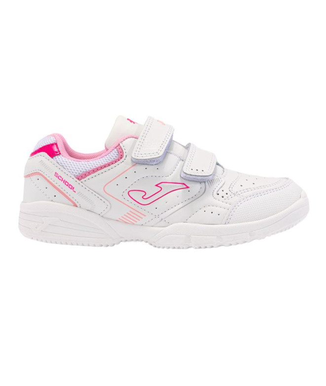 Chaussures Joma W.School 2410 Blanc Rose Enfant