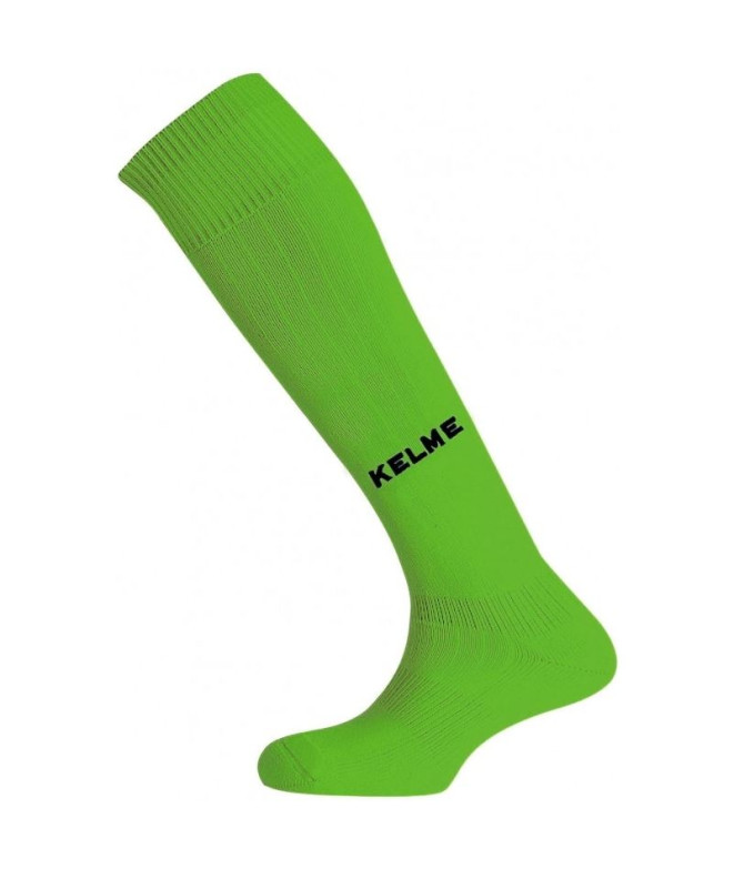 Meias Futebol Kelme de Long Sock One Lime and Black