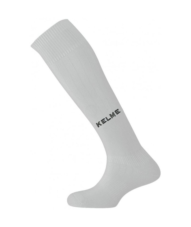 Medias de Fútbol Kelme Long Sock One Blanco y Negro