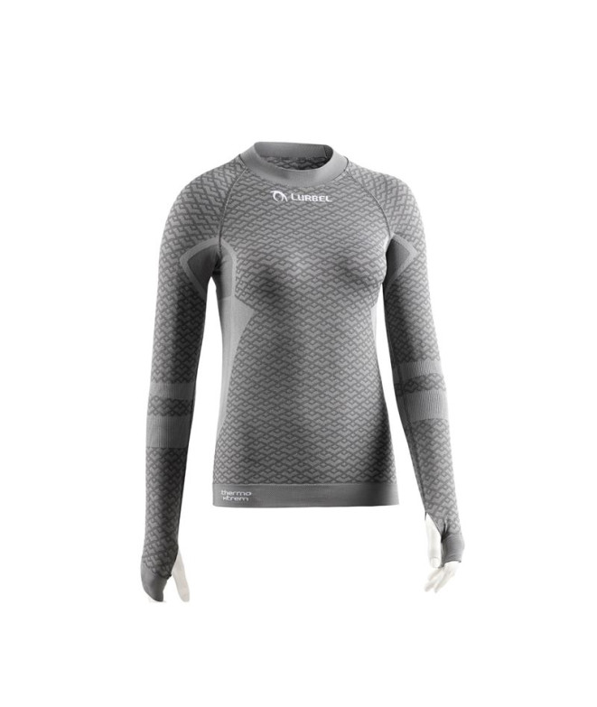 T-shirt Trail Lurbel Femme de Volcano Long Sleeves Ice Grey