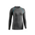 Camiseta de Trail Lurbel Merino de Mangas Longas Mulher Cinza/Turquesa