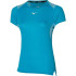 Camiseta de Running Mizuno Dryaeroflow Tee Mujer Azul Medio