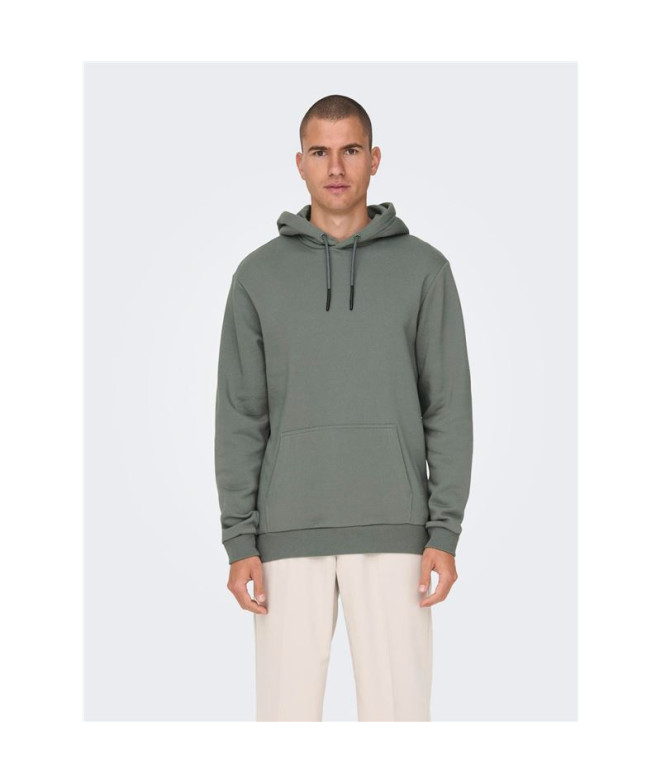 Sudadera Only & Sons ceres ie Castor Gray Hombre