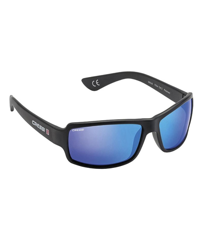 Lunettes de protection Cressi Ninja Floating Mirror Blue