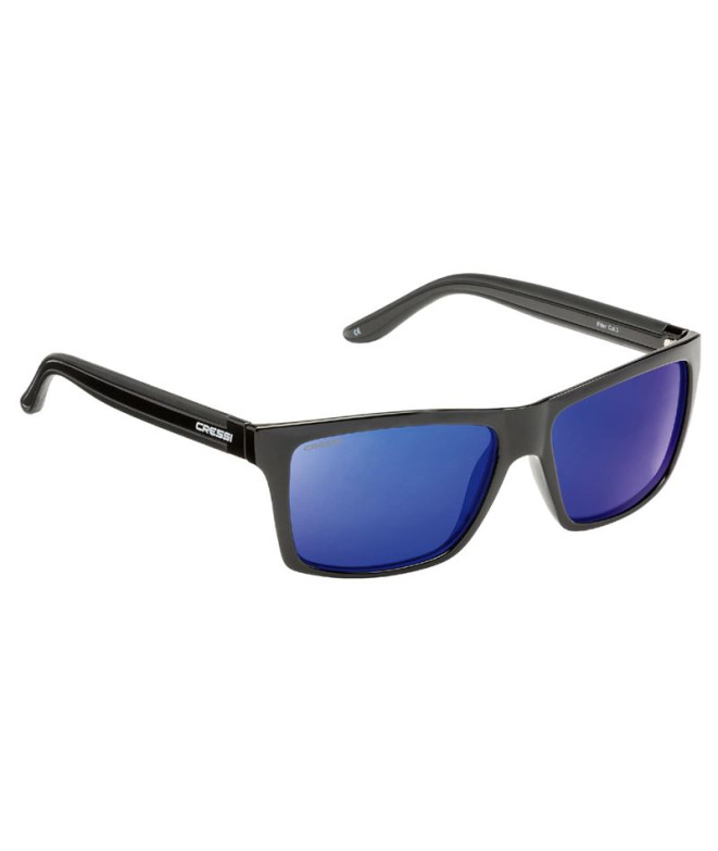 Lunettes de protection Cressi Rio Black-Blue Lens