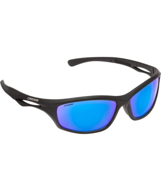 Óculos de proteção Cressi Sniper Preto-Azul Lentes espelhadas