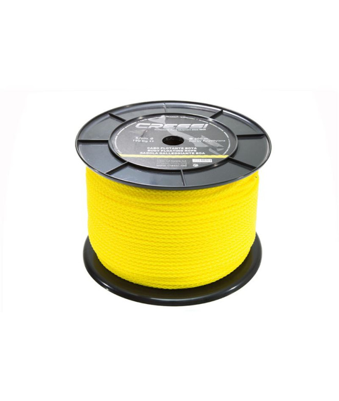 Câble Bouée Flotteur Polyéthylène Ø5Mm Jaune Cressi