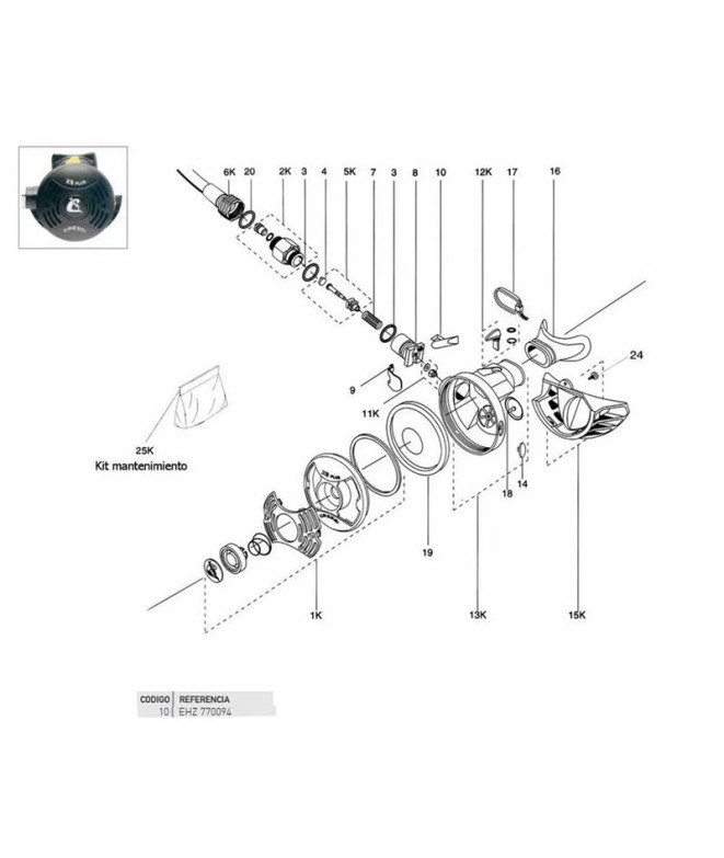 ByPass Xs Plus-Xs1-Xs2 Cressi