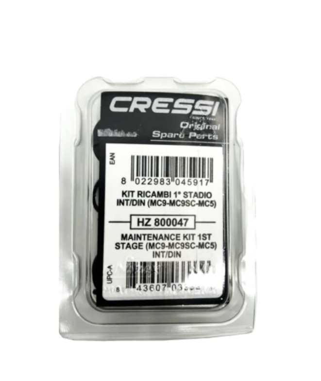 Kit Mantenimiento 1ª Etapa Mc5 Mc9 Din / Int Cressi