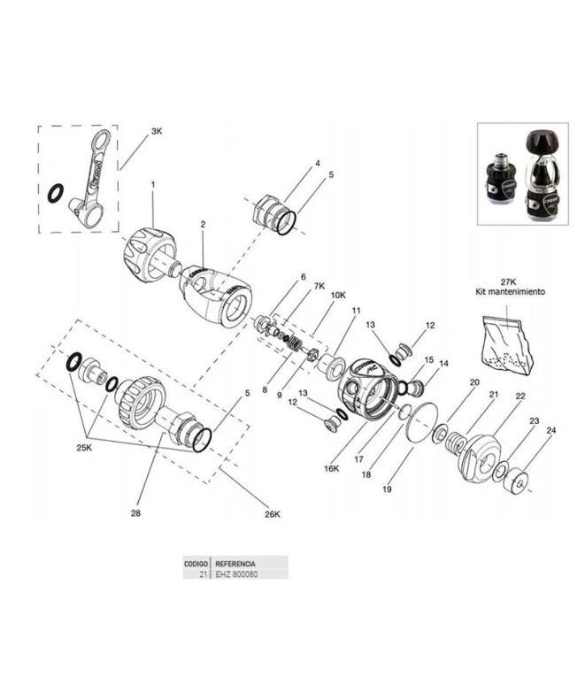 Muelle 1ª Etapa Mc5-Mc7-Mc8-Mc9-T10 Cressi
