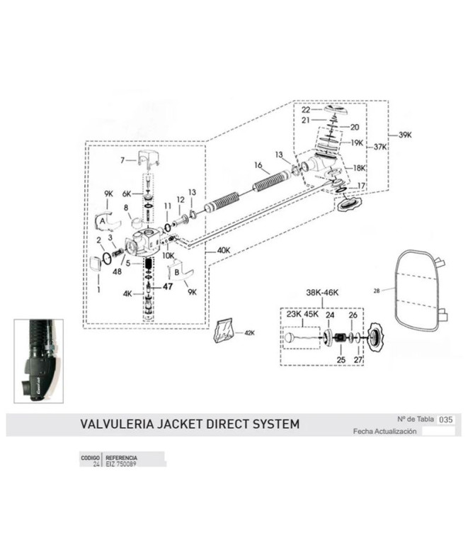 Cressi Jacket Drain Valve Cover