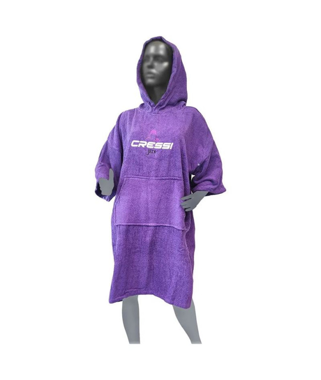 Roupão de banho Mulher Poncho- Cressi Jedi Lila