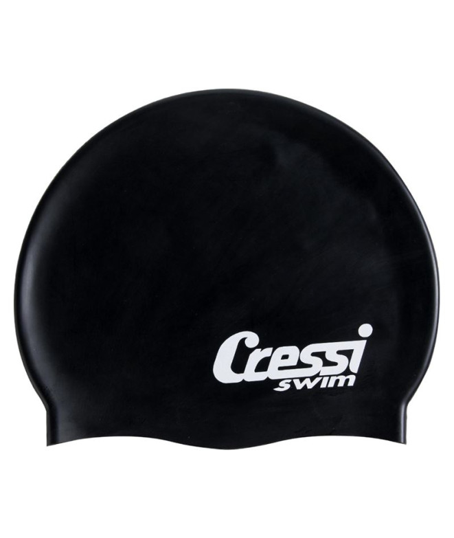 Bonnet Natation De Cressi Silicone Dome 3D Black Cressi