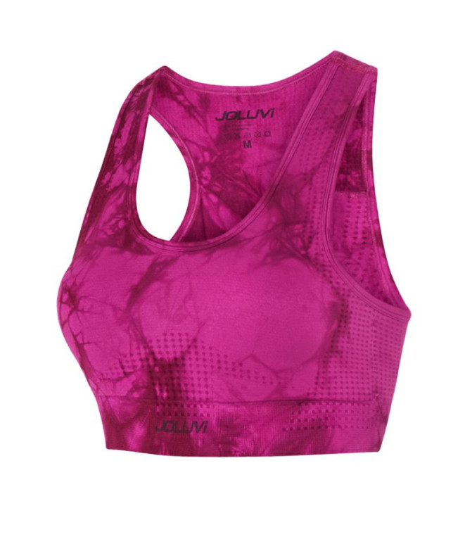 Top Joluvi Tie Dye Azul Lago /Orquidea Oscuro Mujer