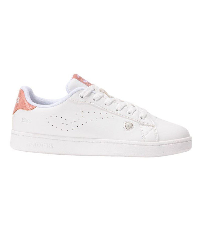 Chaussures Joma Classic Lady 2413 Blanc Rose Fille