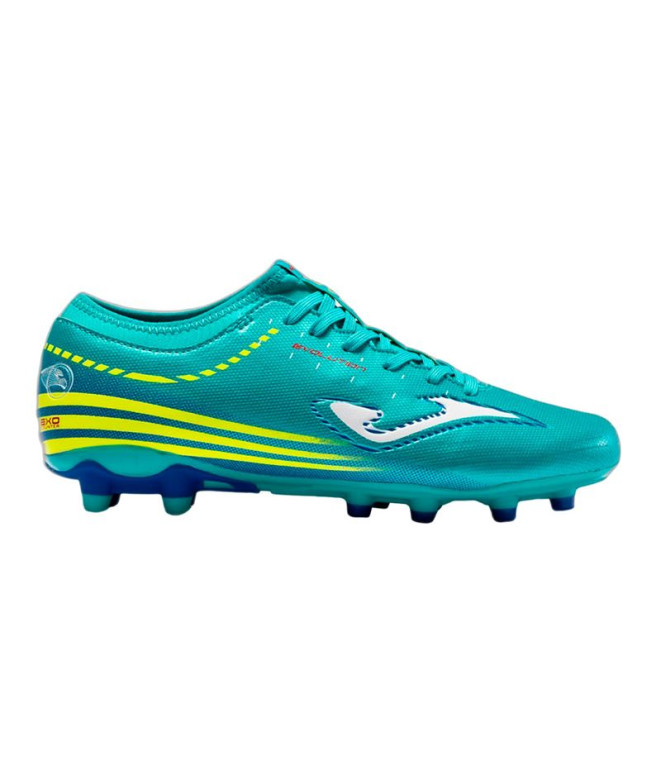 Football Joma Bottes de Evolution 2430 Turquoise Firm Ground Homme