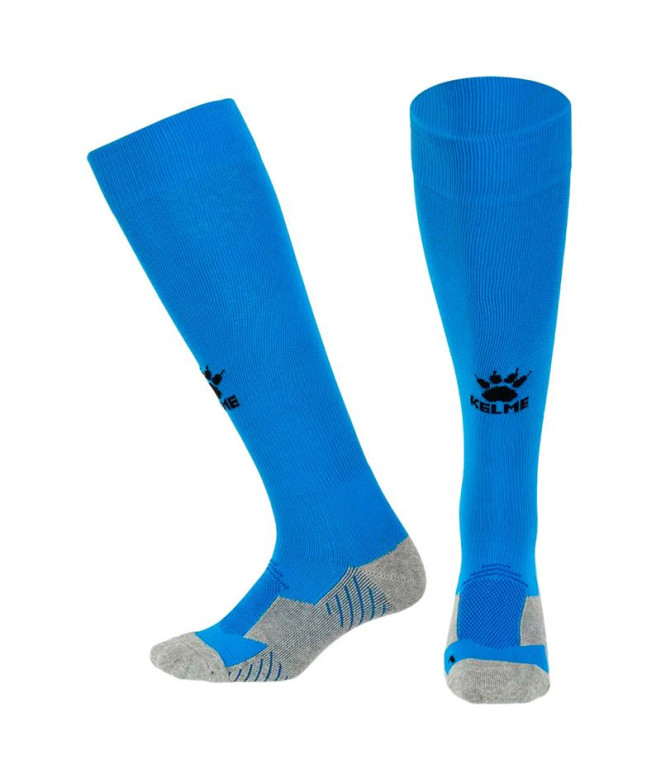 Chaussettes Football Kelme de Chaussette longue Liga Blue Sea-Black