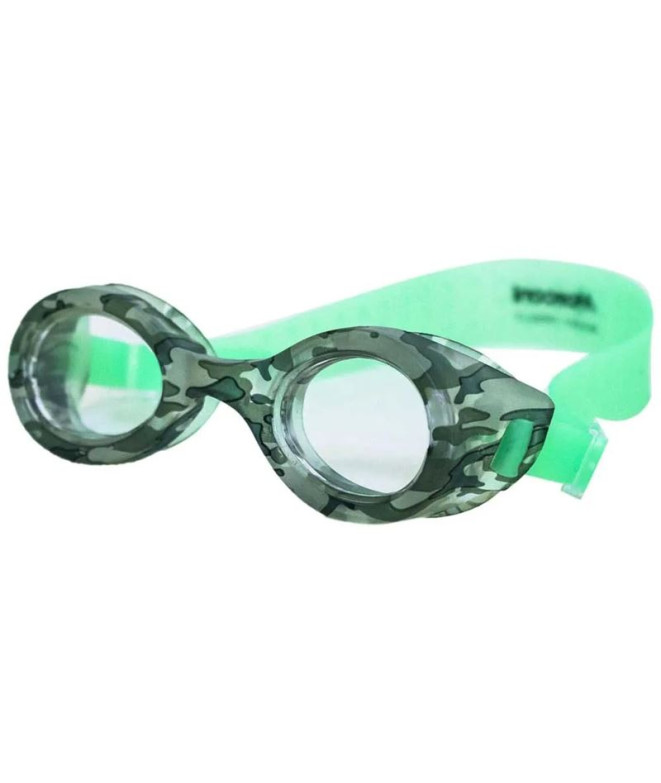 Gafas de Natação Mosconi Baby Print verde néon