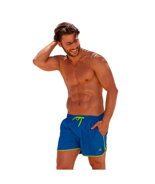 Maillot de bain Mosconi MB Krabi Bleu/Citron vert