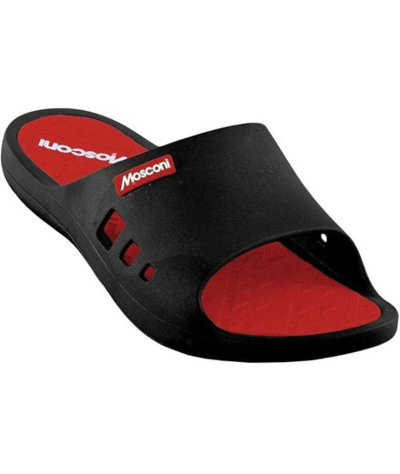 Chinelos Mosconi Preto Olímpico - Vermelho Chinelos Mosconi Preto Olímpico - Vermelho