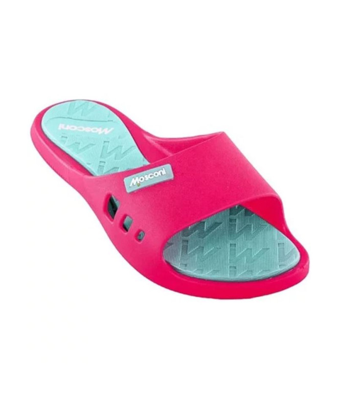 Tongs Mosconi Fuxia olympique - Bleu ciel Femme