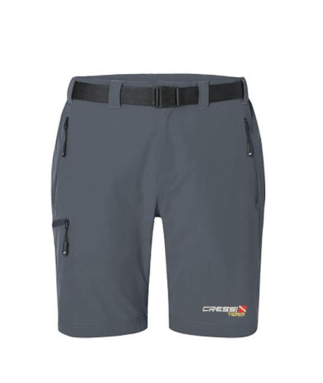 Calça Mulher Cressi Team Short Cinzento Cressi