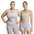 Sutiã esportivo Fitness adidas Mulher by Techfit Medium Support Cinzento