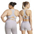 Sutiã esportivo Fitness adidas Mulher by Techfit Medium Support Cinzento