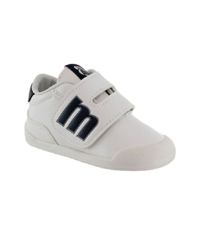 Chaussures Enfant Mustang Respect Usain White / Marin