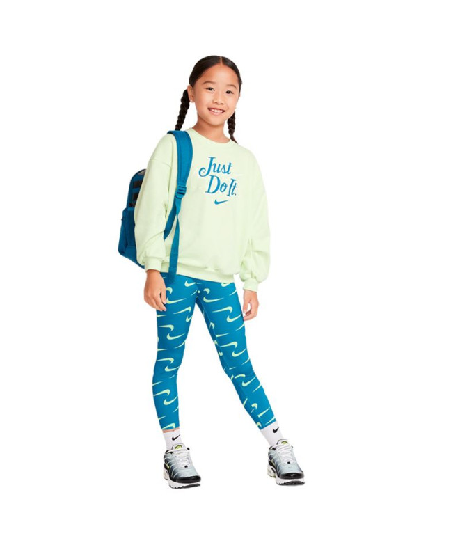 Conjunto Nike New Impressions Crew & Legging Niña Nike Aegean Storm