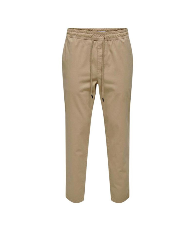 Calça Only & Sons Onslinus Taper 0183 Coentros Homem