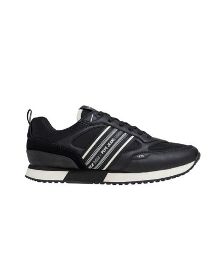 Zapatillas Pepe Jeans Dublin Young Negro Hombre