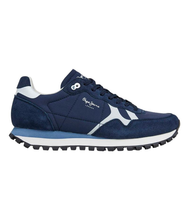 Zapatillas Pepe Jeans Brit-On Prints Azul Hombre