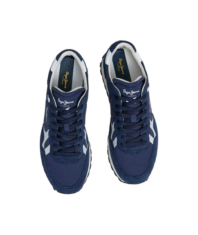 Sapatilhas Pepe Jeans Brit-On Prints Azul Homem