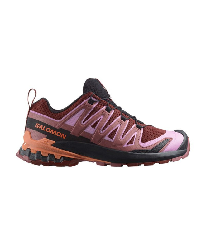 Sapatilhas Trail Salomon da Xa Pro 3D V9 Rum Ra/Orchib/Canyo Rum Raisin/ Mulher