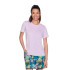 Camiseta Skechers T-shirt Godri Swift Orchid Bloom / Brig Mulher