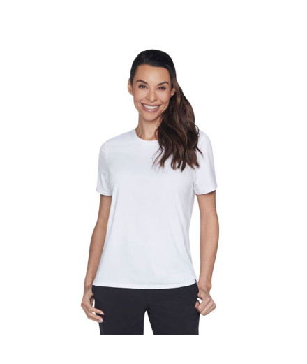 Camiseta Skechers T-shirt Godri Swift Branco brilhante...