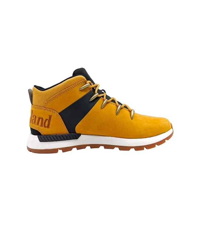 Chaussures Timberland Sprint Trekker Mid Lace Up Sneaker Wheat Nubuck Black Femme