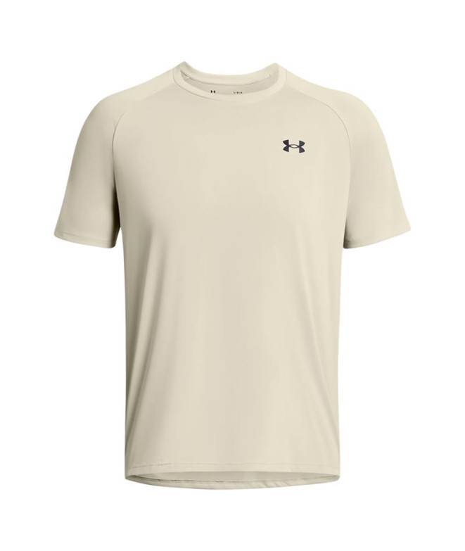 Camiseta Fitness Under Armour Homem da Tech 2.0 SS Castanho