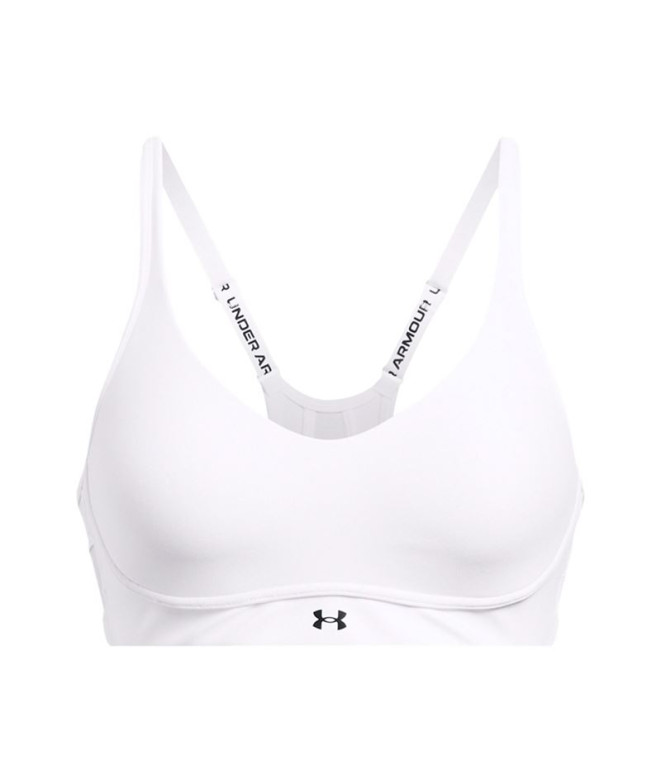 Brassiere de sport Under Armour Infinity Low 2.0 Blanc