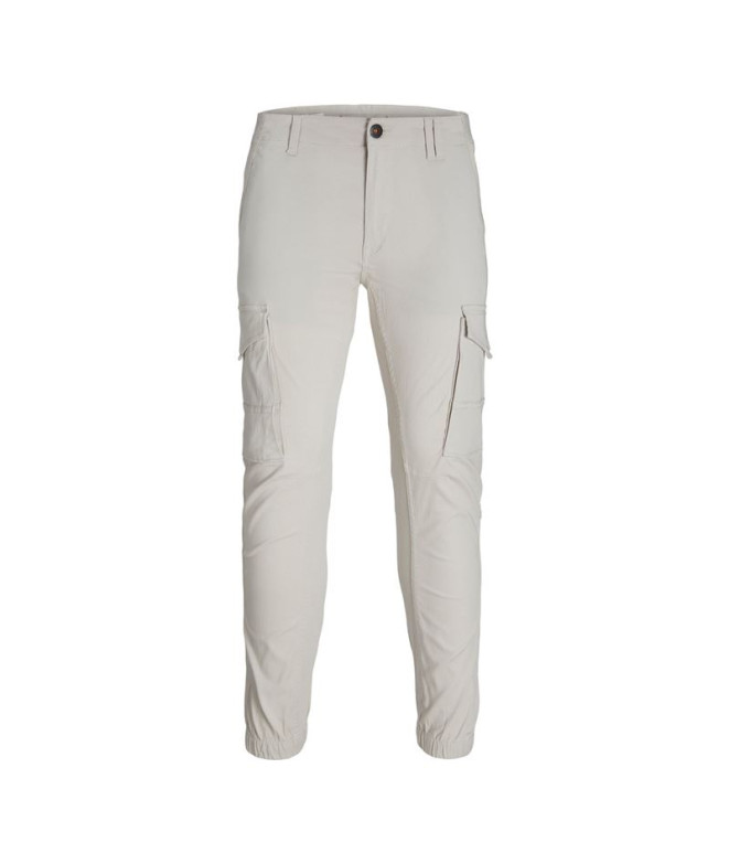 Calça Homem Jack & Jones Stpaul Flake Cargo Moonbeam