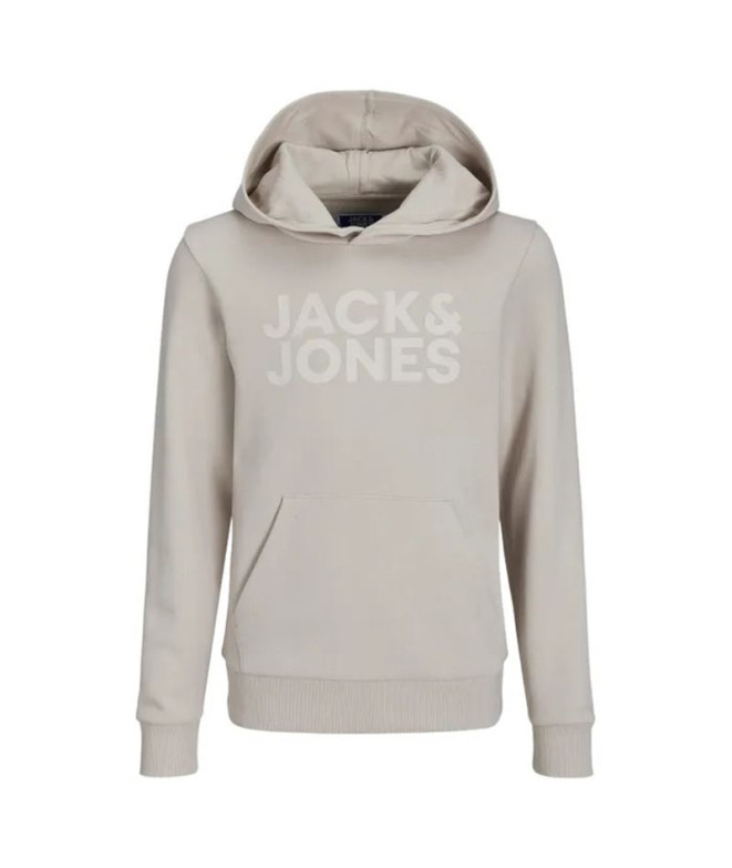 Moletom Infantil Jack & Jones Ecorp Logo Moonbeam